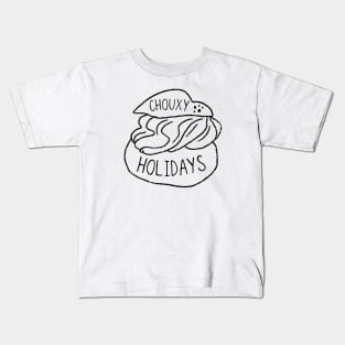 French Croquembouche Choux Pastry Puffs  For Chouxy Holidays Kids T-Shirt